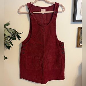 American Eagle corduroy overall dress